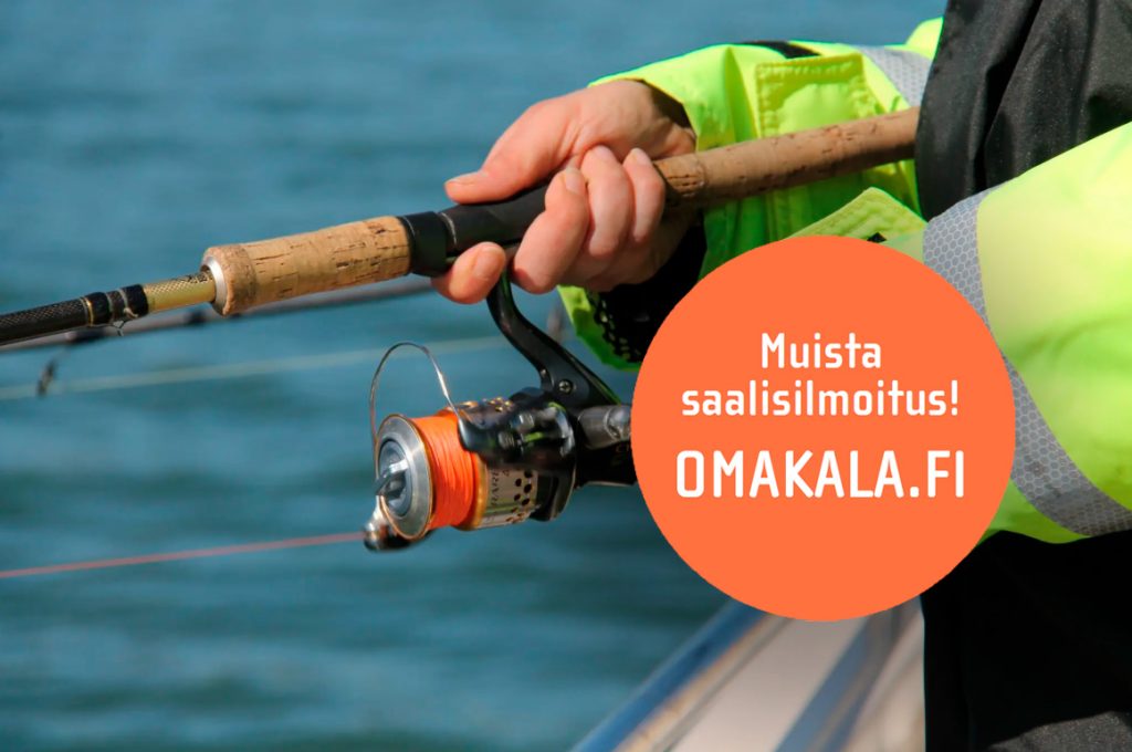 Saalisilmoitus ja Omakala-sovellus